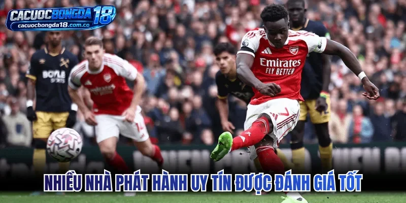 Nhiều nhà phát hành uy tín được đánh giá tốt